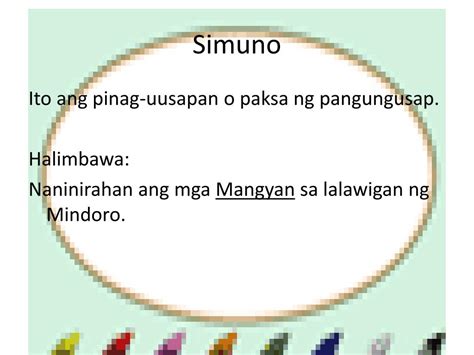 simuno halimbawa